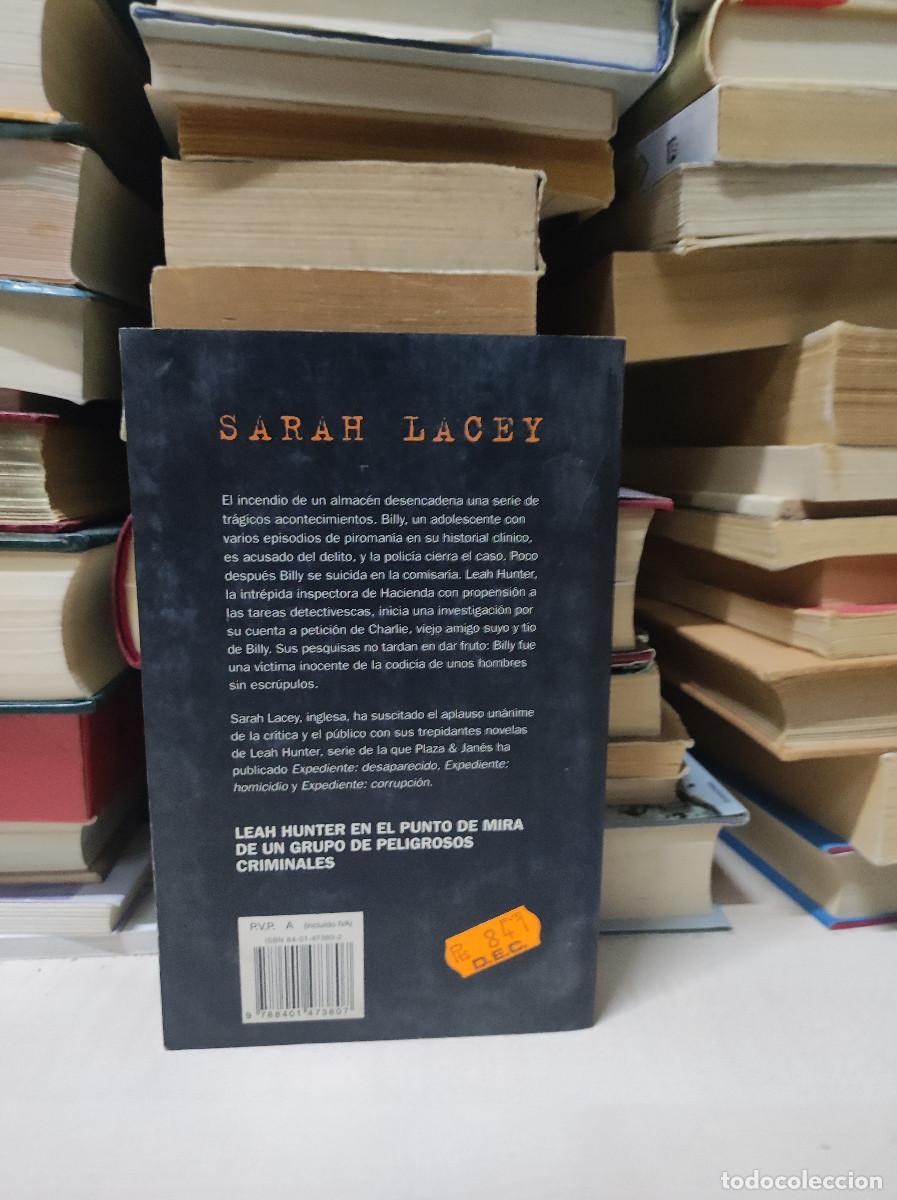 Libros: EXPEDIENTE INCENDIARIO SARAH LACEY - Foto 2