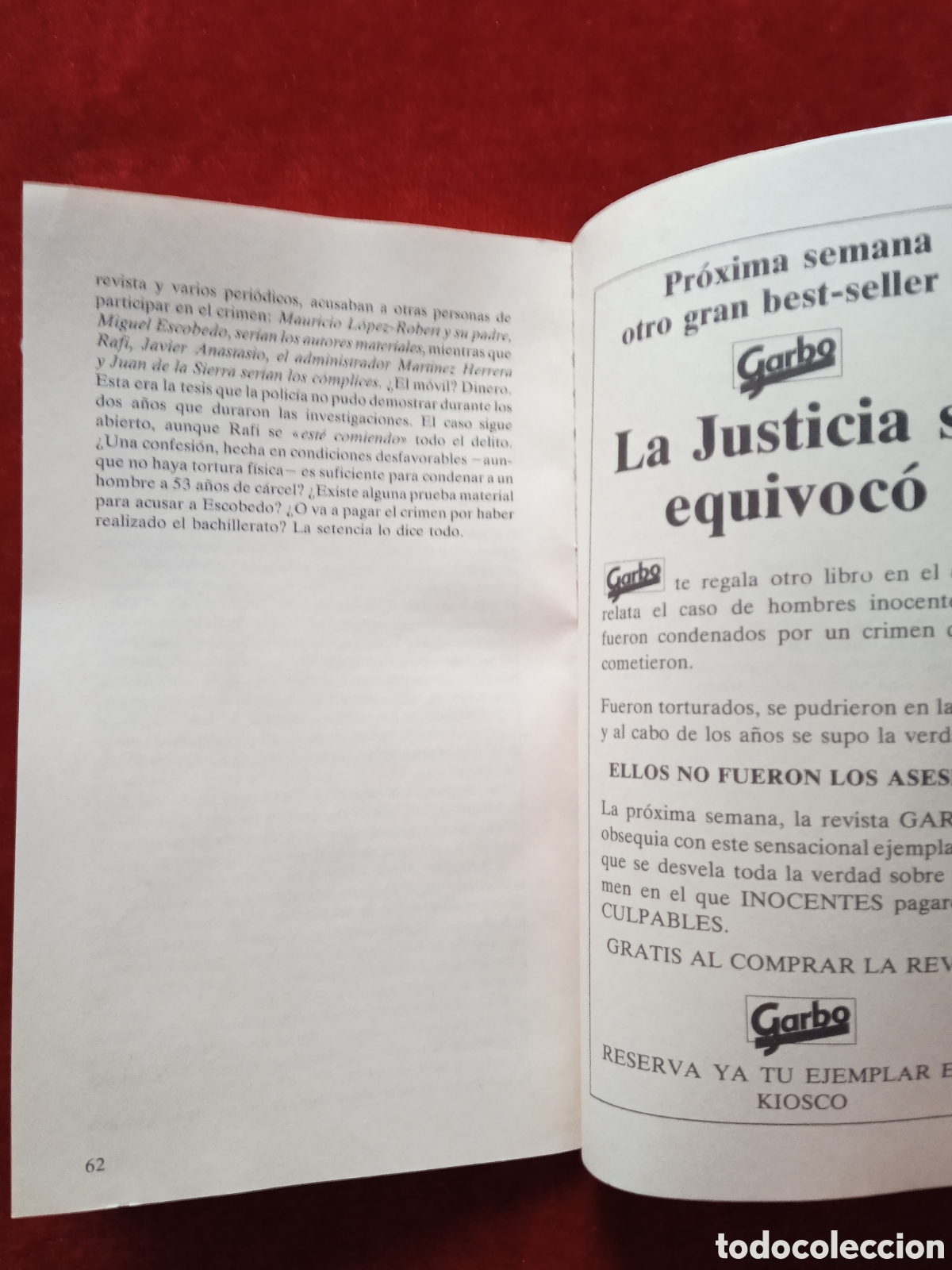 Libros: RAFI Inocente o culpable? Garbo. - Foto 5