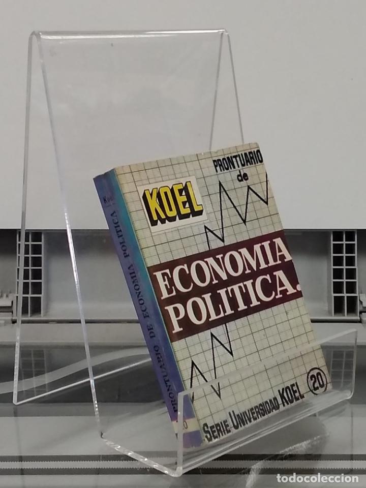Libros: Prontuario de Econom&iacute;a Pol&iacute;tica (libro miniatura) - R. C&aacute;ceres Salas
