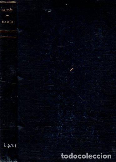 Libros: C&aacute;diz - P&eacute;rez Gald&oacute;s, B. - Foto 1