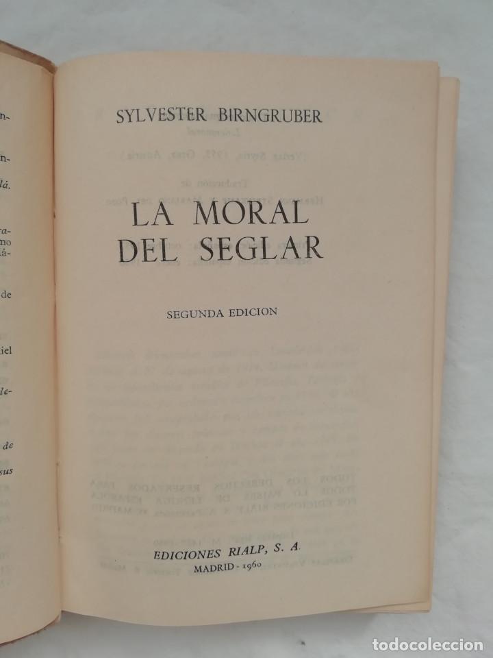 Libros: LA MORAL DEL SEGLAR. Colecci&oacute;n Patmos, n&ordm; 73 - Foto 2