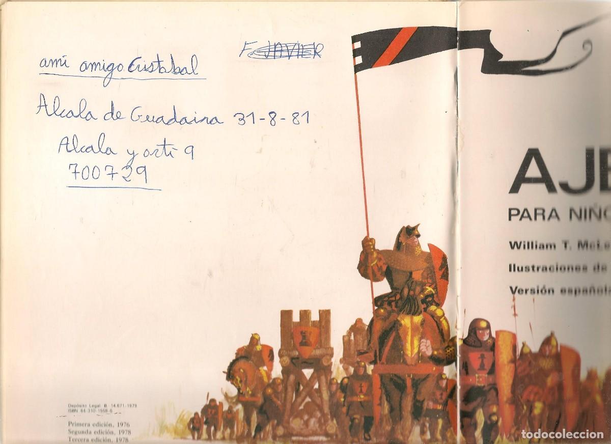 Libros: AJEDREZ PARA NI&Ntilde;OS. TORAY 1979. (P/B5) - Foto 3