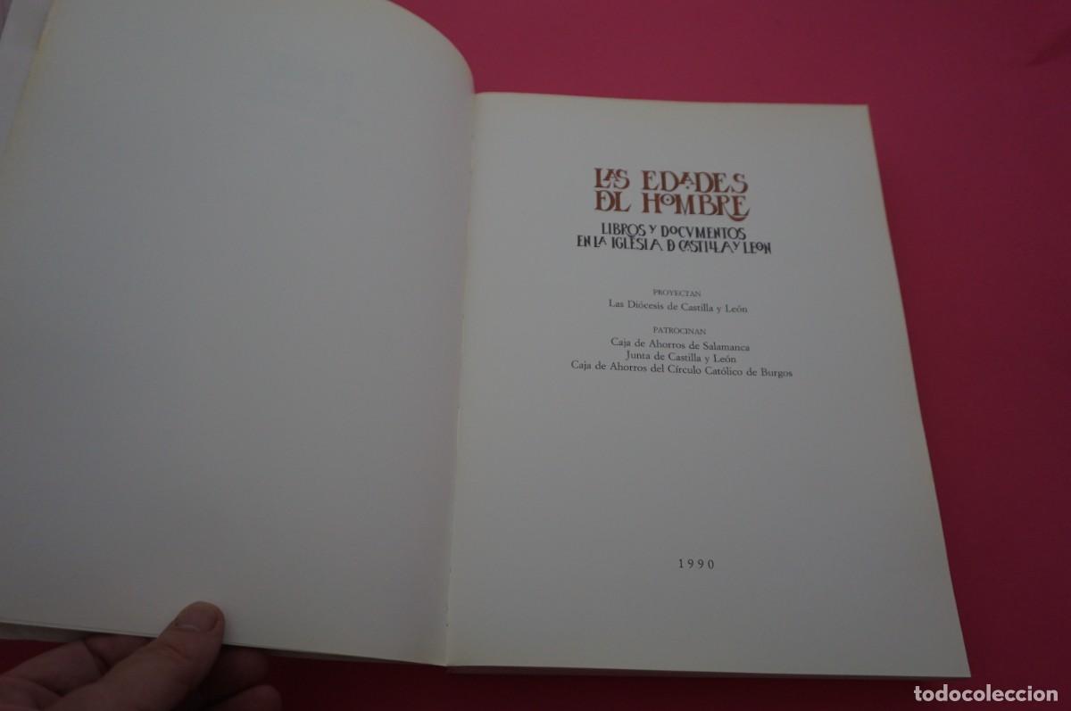 Libros: AMF-12EI/ LAS EDADES DEL HOMBRE - LIBROS Y DOCUMENTOS EN LA IGLESIA DE CASTILLA Y LEON 1990 - Foto 2