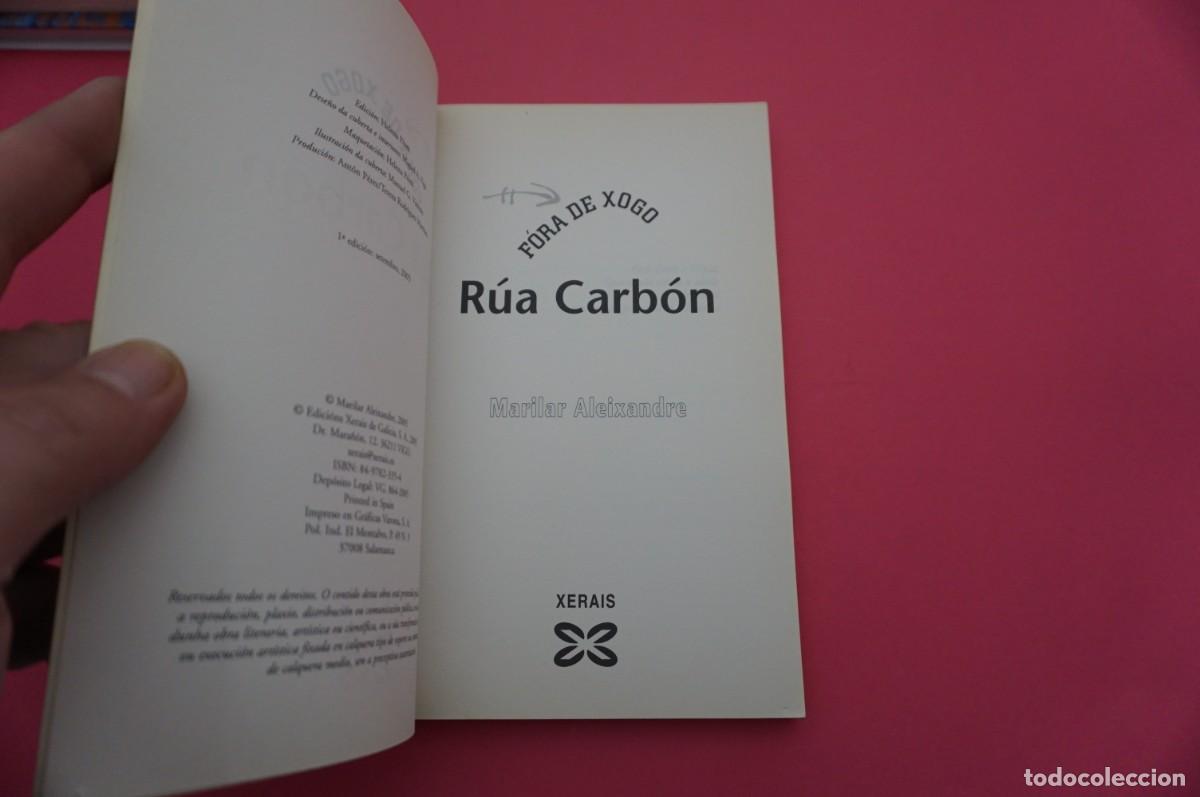 Libros: 24/ RUA CARBON - MARILAR ALEIXANDRE / EDICION XERAIS - Foto 2