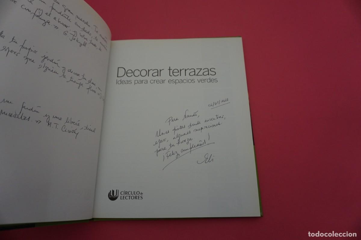 Libros: 12E/ DECORAR TERRAZAS - IDEAS PARA CREAR ESPACIOS VERDES / CIRCULO DE LECTORES - Foto 2