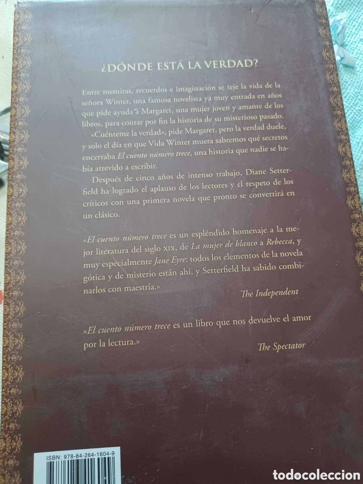 Libros: Barybook C52 El cuento n&uacute;mero trece 13 Diane Setterfield - Foto 4