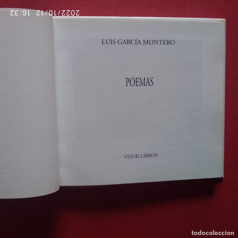 Libros: Poemas (con CD). - Garc&iacute;a Montero, Luis. - Foto 2