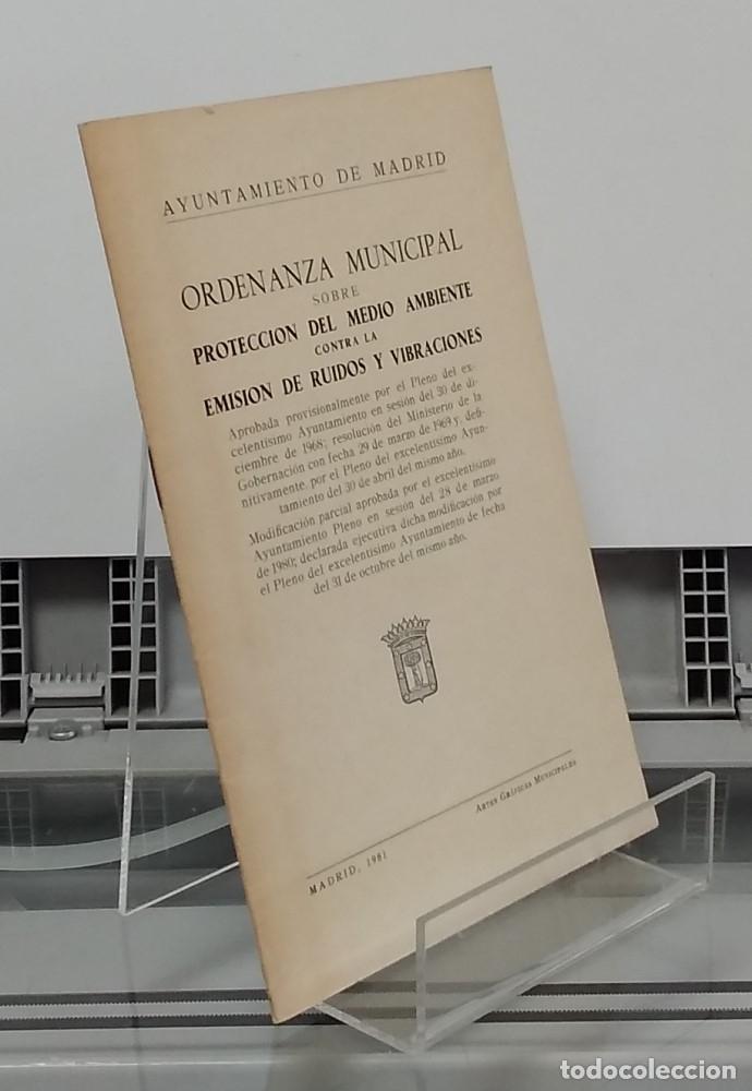 Livros em segunda m&atilde;o: Ordenanza municipal sobre protecci&oacute;n del medio ambiente contra la emisi&oacute;n de ruidos y vibraciones -