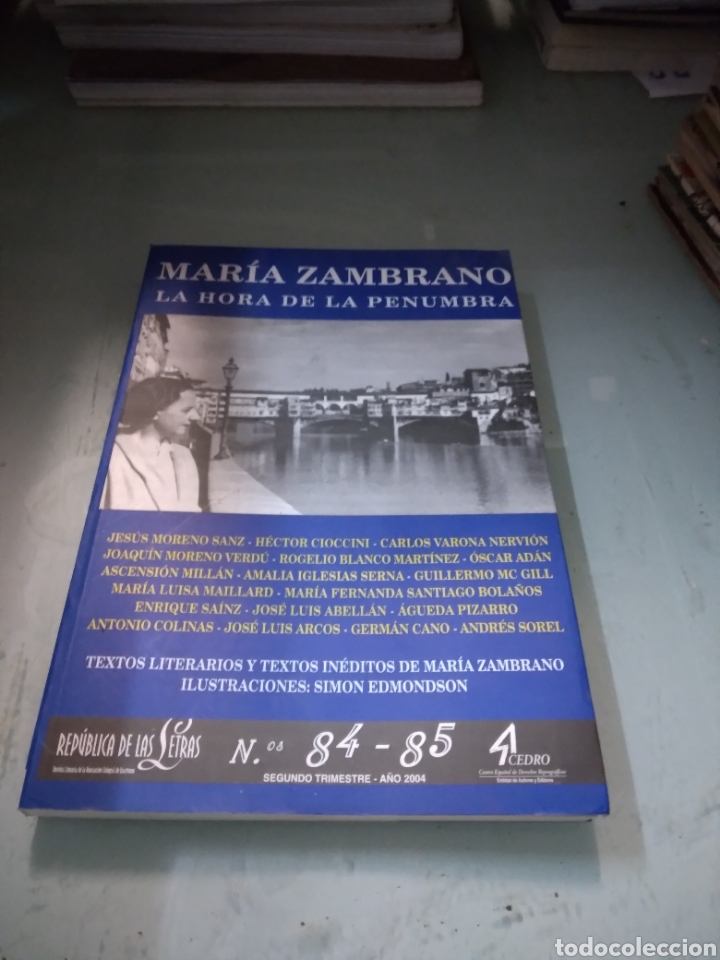 Libros: Maria Zambrano, Rep&uacute;blica de la letras 84 - Foto 1