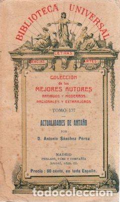 Libros: Actualidades de Anta&ntilde;o - S&aacute;nchez P&eacute;rez, Antonio - Foto 1