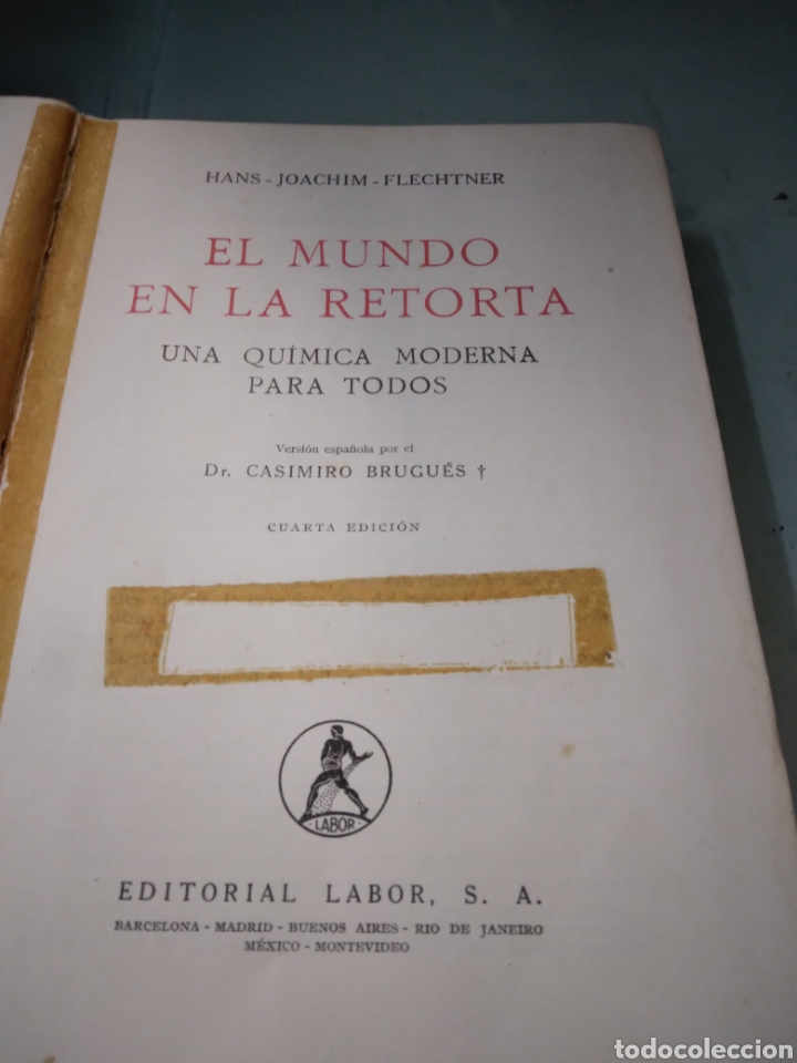 Libros: Hans,Joachim, El.mundo en la retorta,Labor - Foto 3