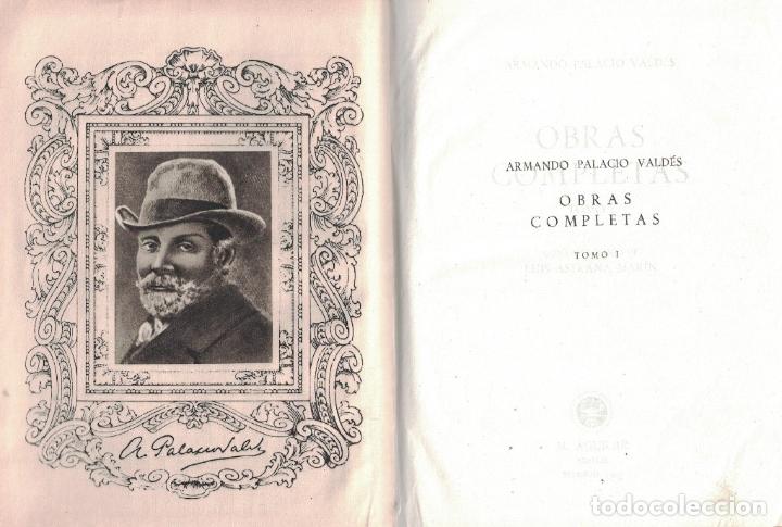 Libros: OBRAS COMPLETAS. 2 Tomos. - Palacio Vald&eacute;s. Armando, (1853 / 1938) - Foto 1