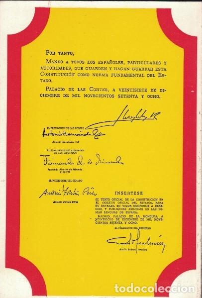 Libros: CONSTITUCI&Oacute;N ESPA&Ntilde;OLA. - AA.VV. - Foto 2