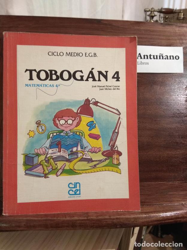 Libros: Tobog&aacute;n 4 - Matem&aacute;ticas 4&ordm; - Foto 1