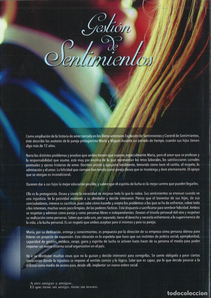 Libros: GESTION DE SENTIMIENTOS. Manuel Serrano Martin - Foto 3