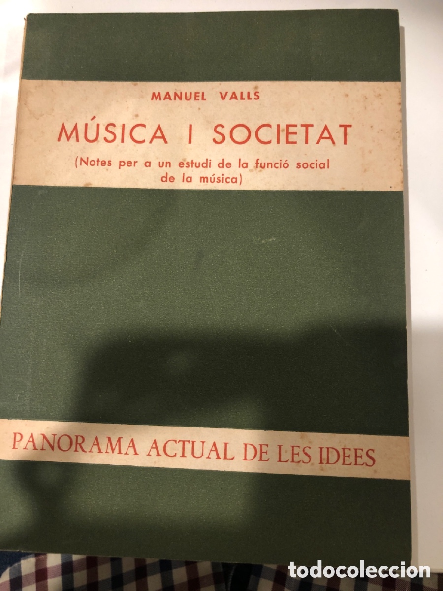 Libros: M&uacute;sica i societat. Manuel valls - Foto 1
