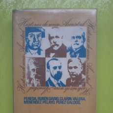 Libros: HISTORIA DE UNA AMISTAD (PEREDA, RUBÉN DARÍO, CLARÍN, VALERA, MENENDEZ PELAYO, GALDÓS) - V. MARRERO. Lote 369146186