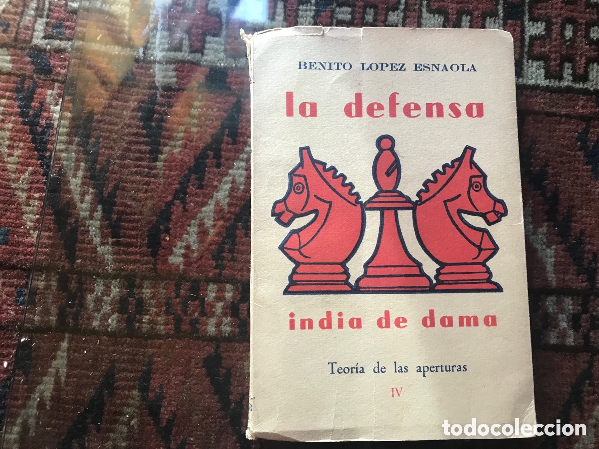 Libros: La defensa india de dama. Benito L&oacute;pez Esnaola - Foto 1