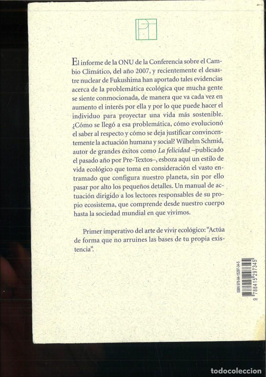 Libros: EL ARTE DE VIVIR ECOLOGICO. Wilhelm Schmind - Foto 2