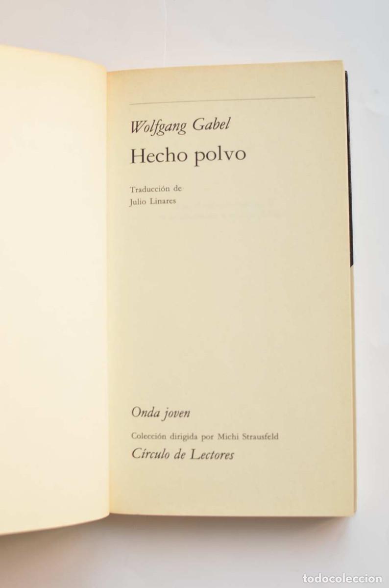 Libros: Hecho polvo - GABEL, Wolfgang - Foto 2