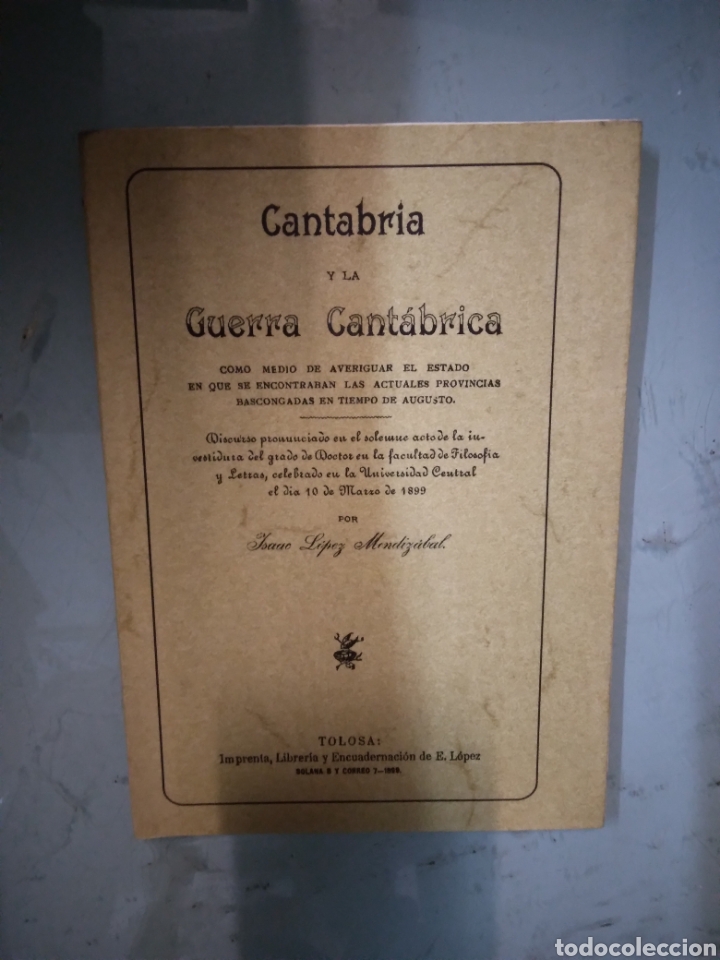 Libros: Cantabria y la guerra cant&aacute;brica, facsimil - Foto 1
