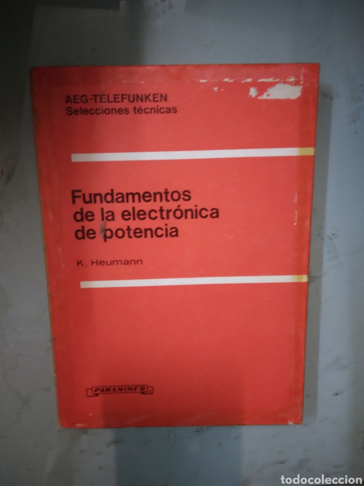 Libros: Hermann, Fundamentos de la electr&oacute;nica de potencia,Paraninfo - Foto 1