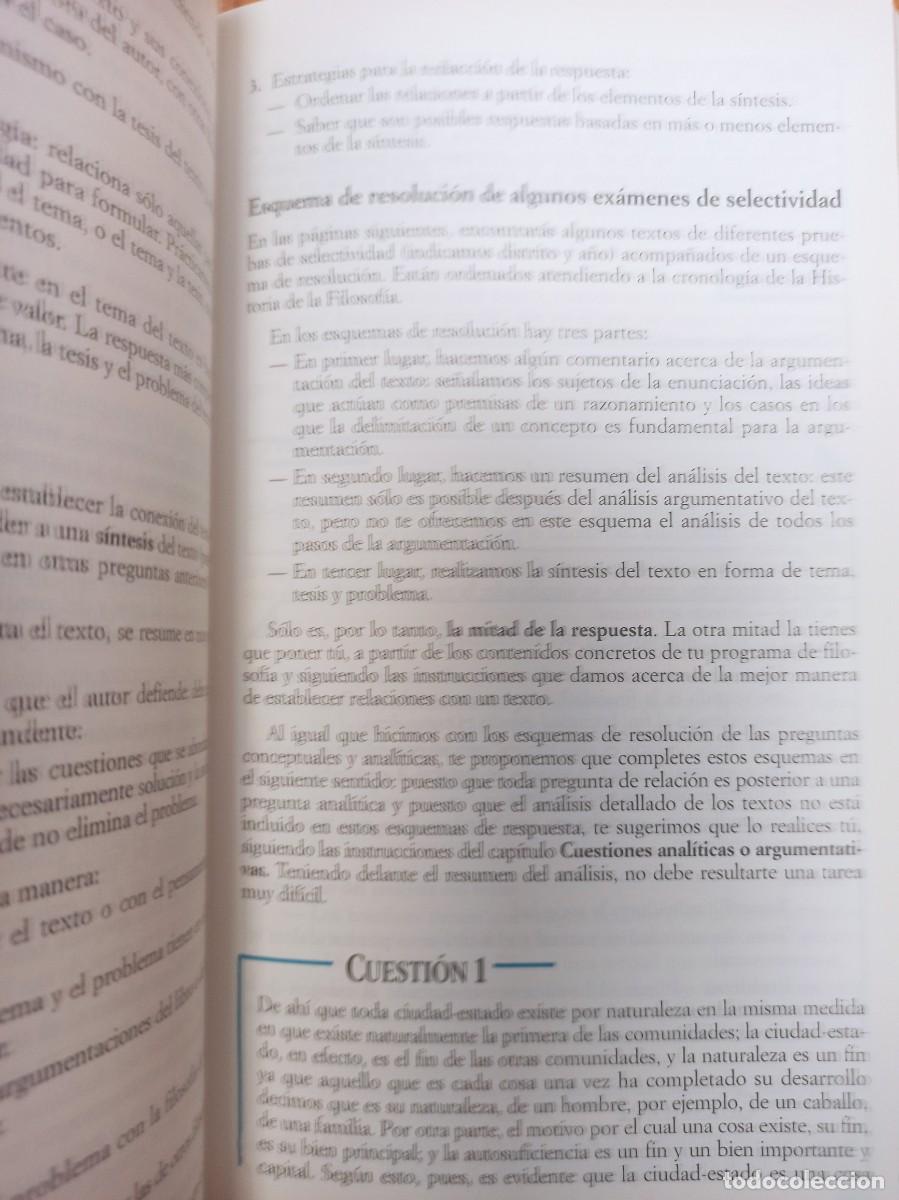 Libros: LA FILOSOFIA PREPARAR LA SELECTIVIDAD EDITORIAL SANTILLANA - Foto 5