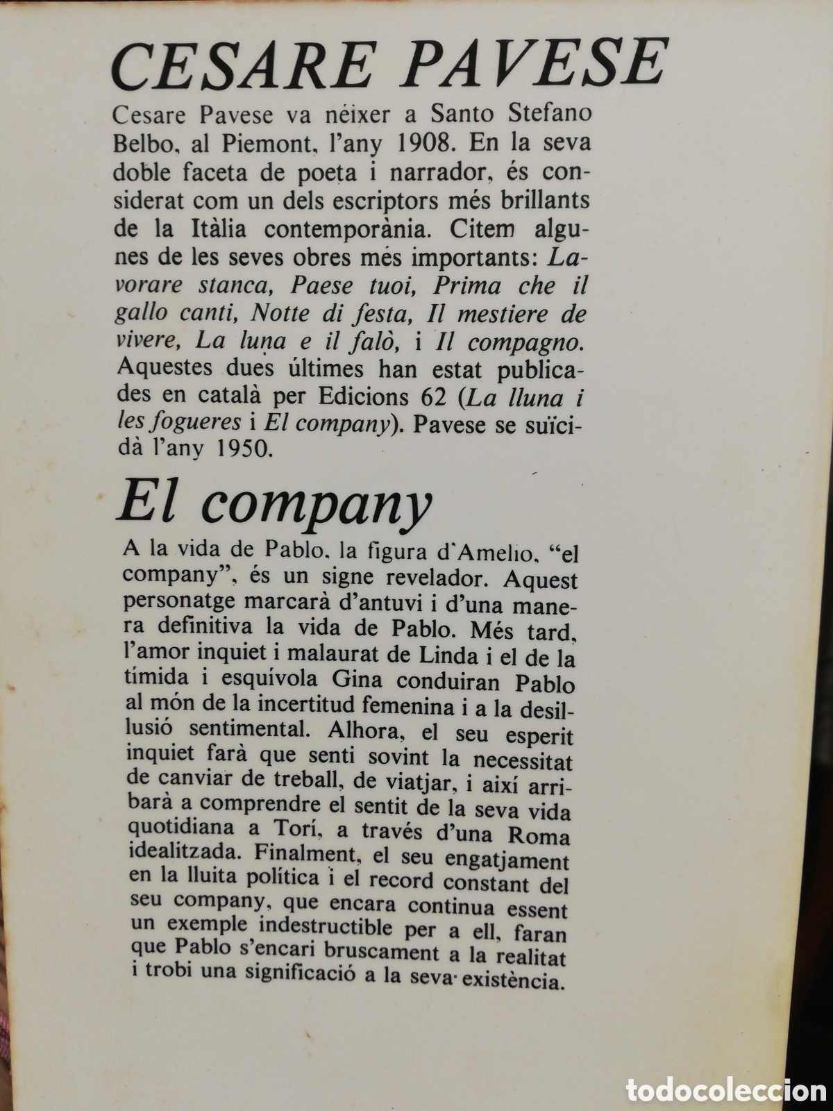 Libros: El company-Cesare Pavese - Foto 4