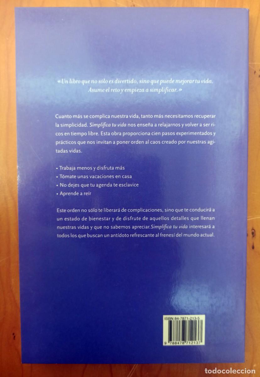 Libros: SIMPLIFICA TU VIDA ELAINE ST. JAMES - Foto 2