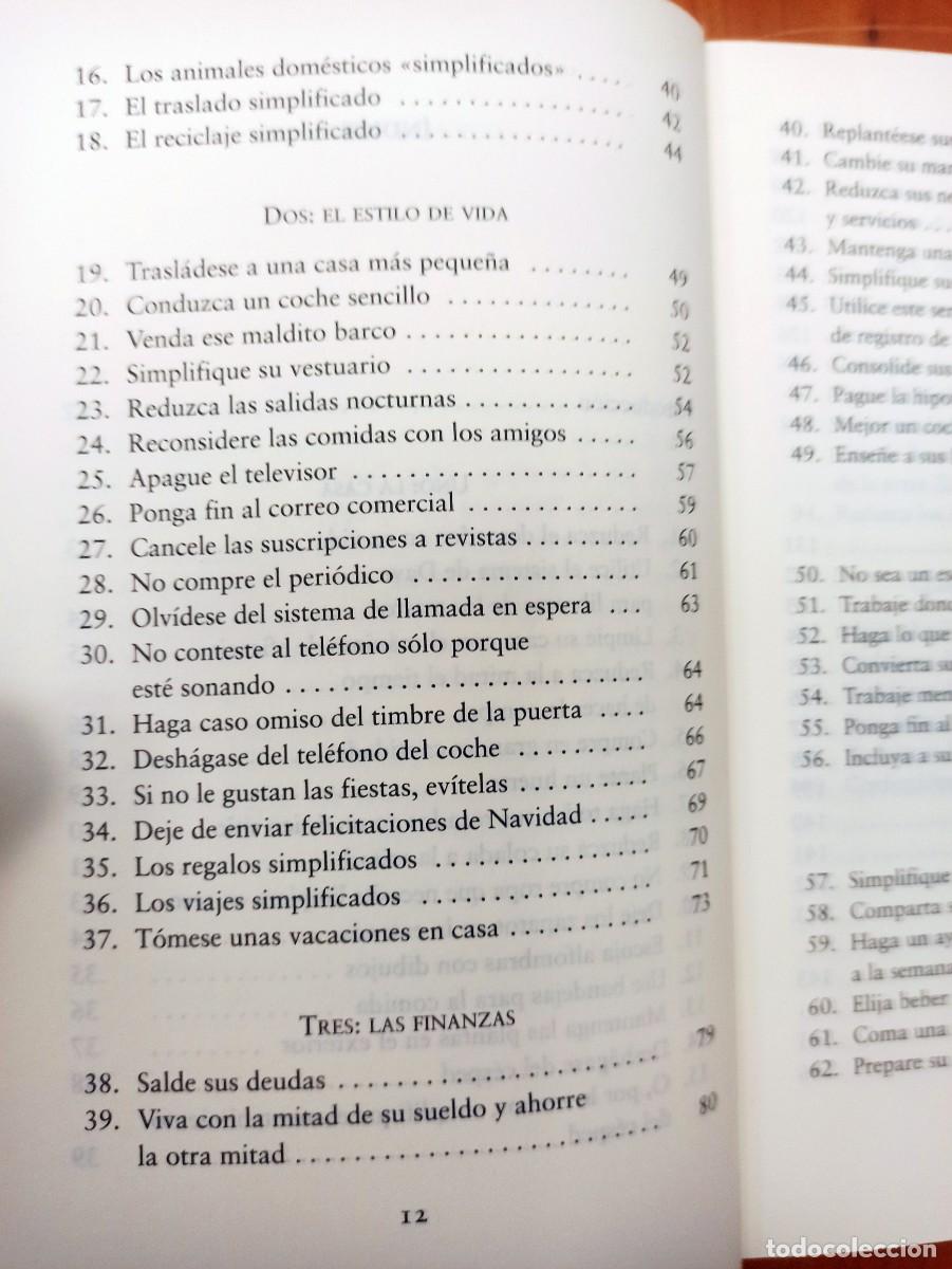 Libros: SIMPLIFICA TU VIDA ELAINE ST. JAMES - Foto 4
