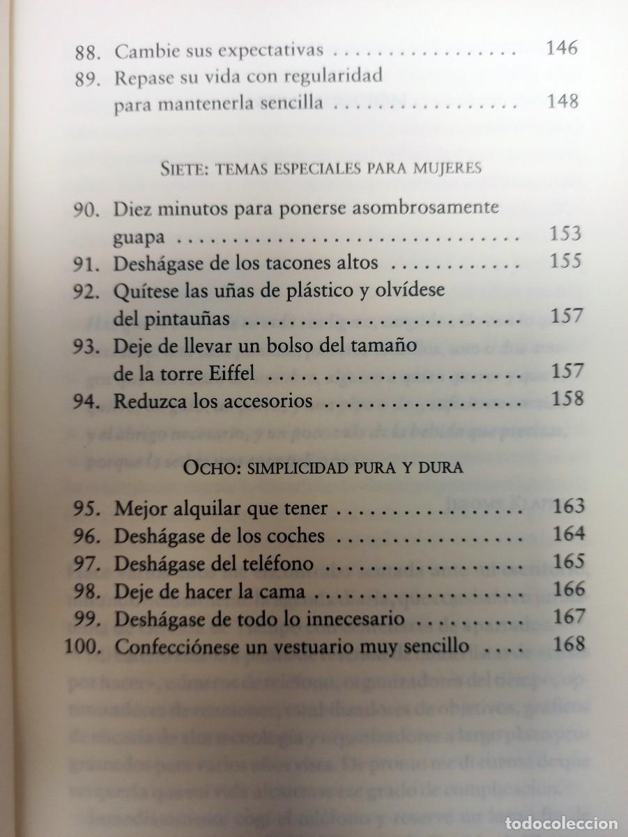 Libros: SIMPLIFICA TU VIDA ELAINE ST. JAMES - Foto 7