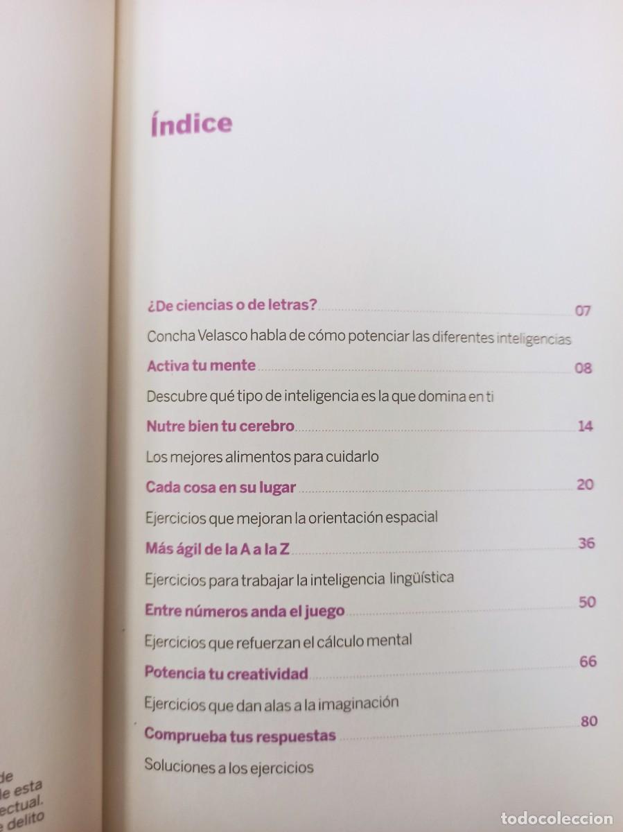 Libros: MENTE EN FORMA CONCHA VELASCO - Foto 3