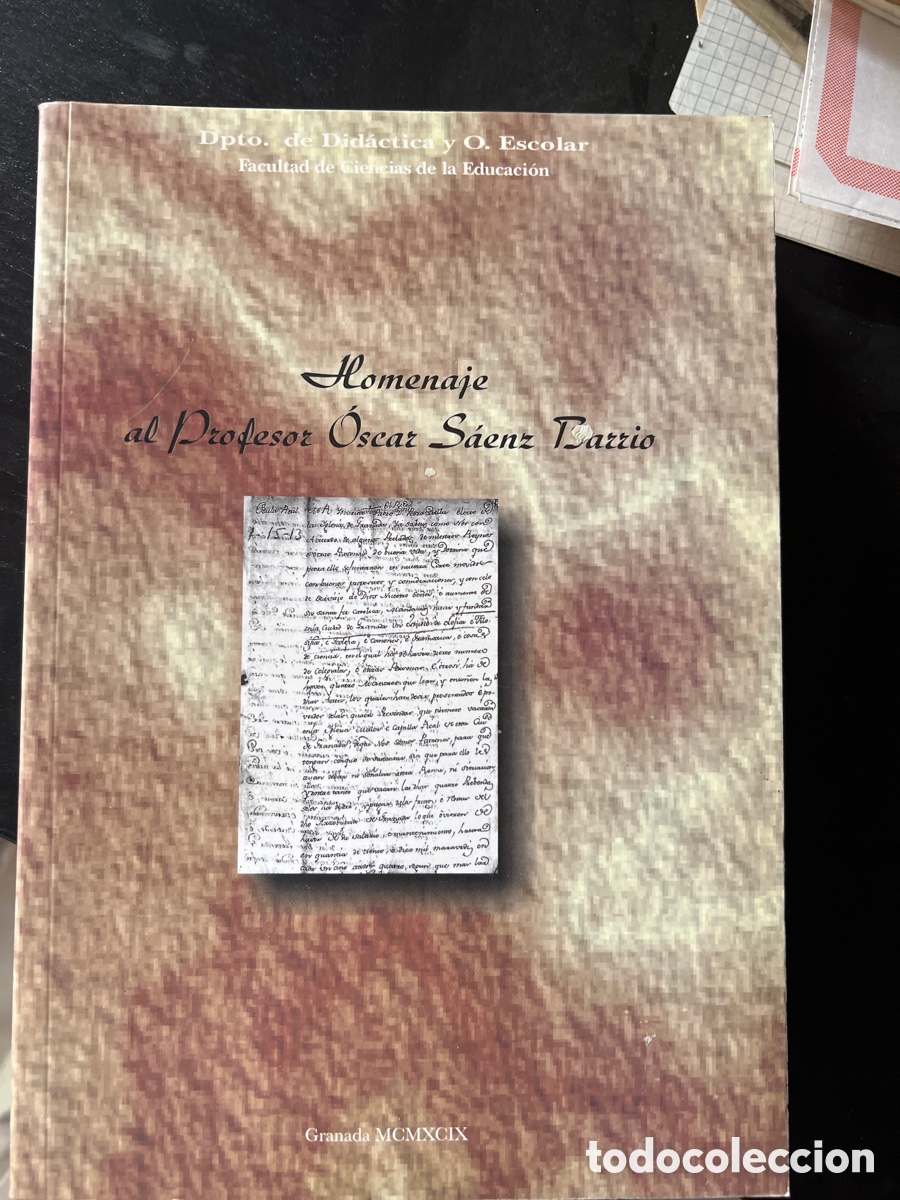 Libros: Homenaje al Profesor Oscar S&aacute;enz Barrio. - Foto 1
