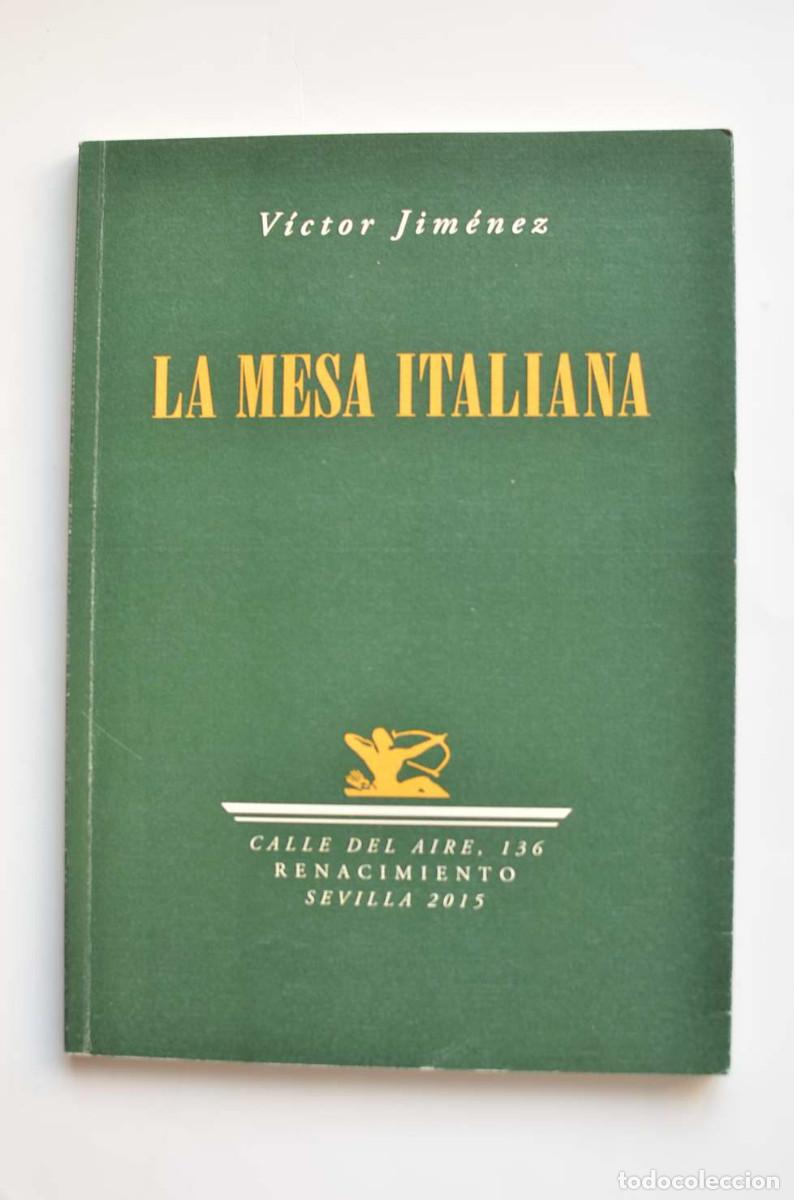 Libros: La mesa italiana - JIM&Eacute;NEZ, V&iacute;ctor - Foto 1