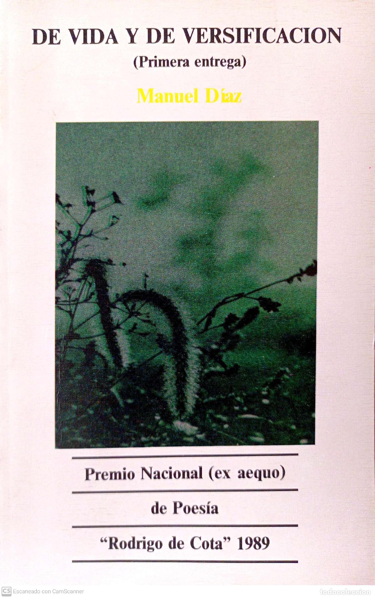 Libros: De vida y de versificaci&oacute;n (Primera Entrega) - Manuel D&iacute;az - Foto 1
