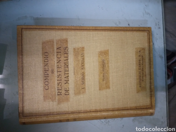 Libros: Rubio Sanjuan, Compendio de resistencia de materiales, Ed Labor - Foto 1