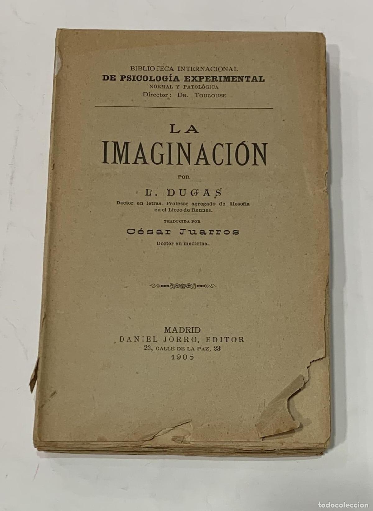 Libros: DUGAS, L. - La imaginaci&oacute;n. - Foto 1