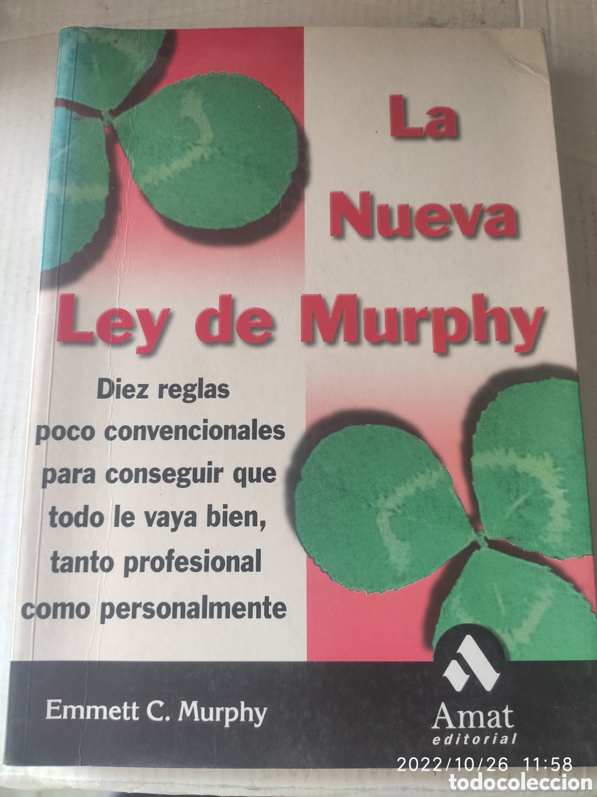 Libros: LA NUEVA LEY DE MURPHY. EMMETT C. MURPHY. AMAT 2001 - Foto 1