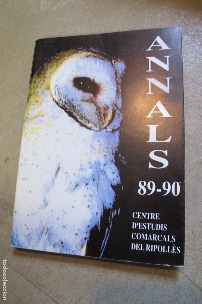 Libros: ANNALS 89-90 CENTRE D'ESTUDIS COMARCALS DEL RIPOLLES