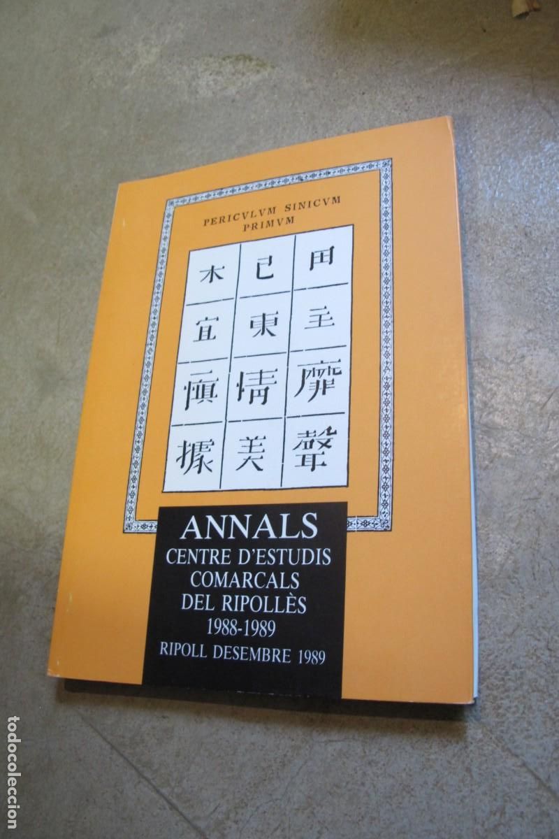 Livres: ANNALS CENTRE D'ESTUDIS COMARCALS DEL RIPOLLES 1988 - 1989
