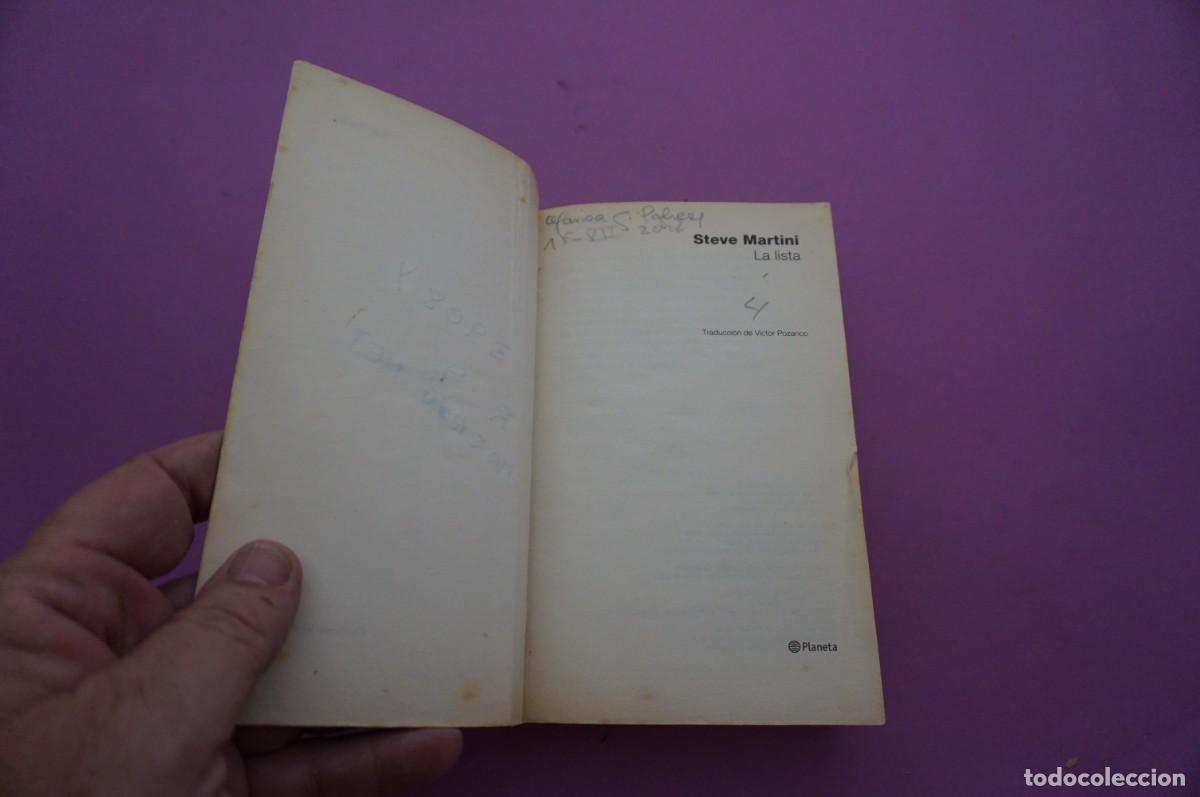Libros: AMF-14C/ LA LISTA - STEVE MARTINI / PLANETA - Foto 2