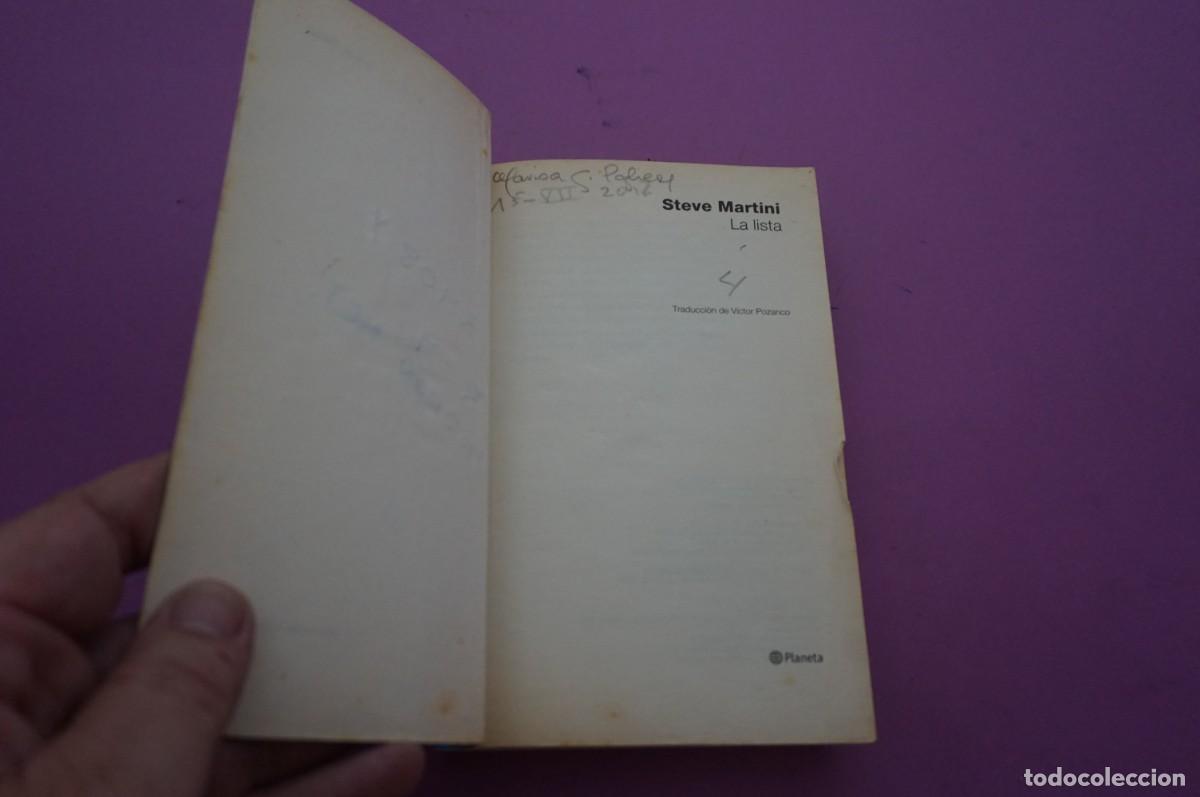 Libros: AMF-14C/ LA LISTA - STEVE MARTINI / PLANETA - Foto 2