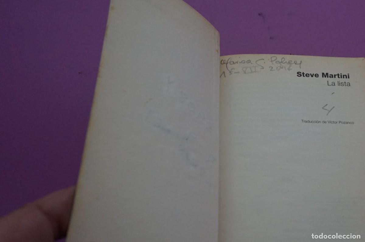 Libros: AMF-14C/ LA LISTA - STEVE MARTINI / PLANETA - Foto 3