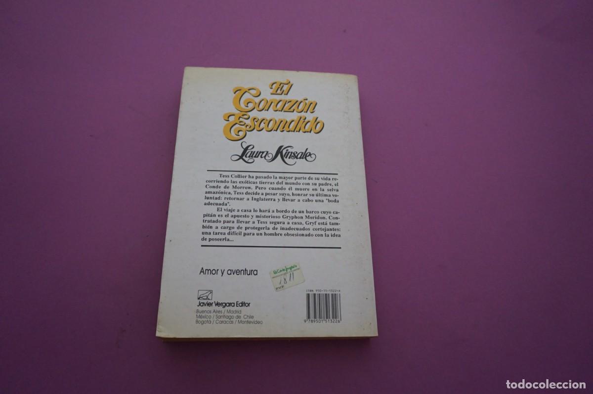 Libros: AMF-14E/ EL CORAZON ESCONDIDO - LAURA KINSALE / JAVIER VERGARA EDITOR - Foto 6