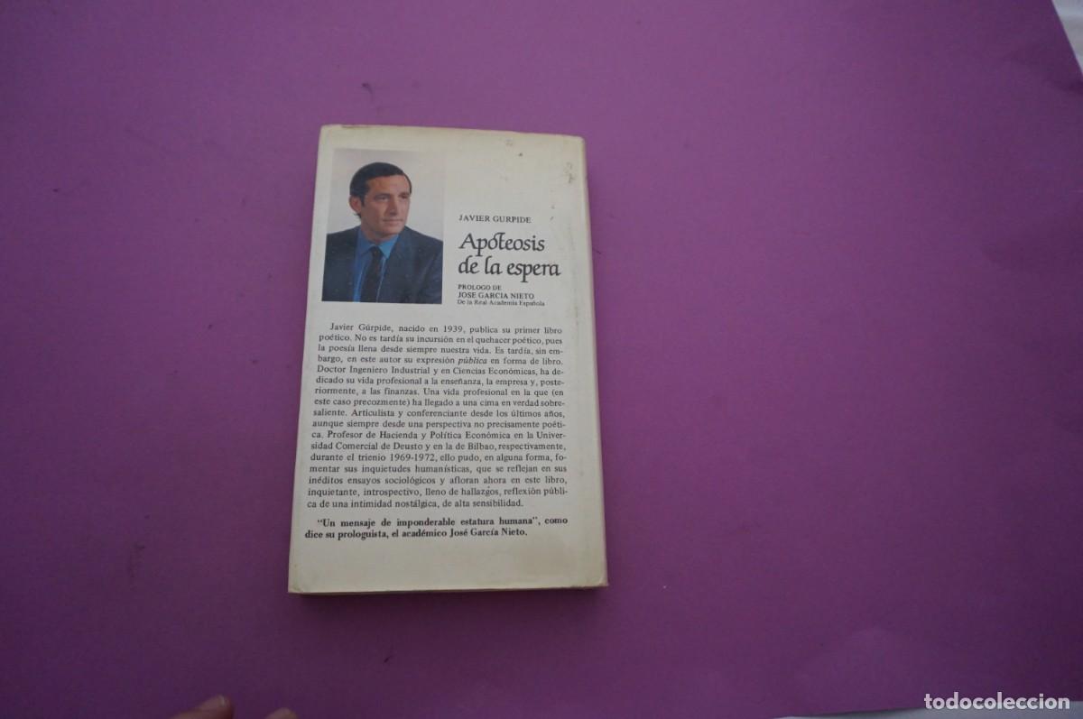 Libros: AMF-14D/ APOTEOSIS DE LA ESPERA - JAVIER GURPIDE / AGUILAR - Foto 5