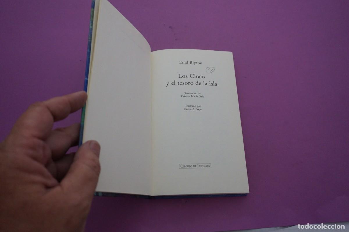 Libros: AMF-14E/ LOS CINCO Y EL TESORO DE LA ISLA - ENID BLYTON / CIRCULO DE LECTORES - Foto 1