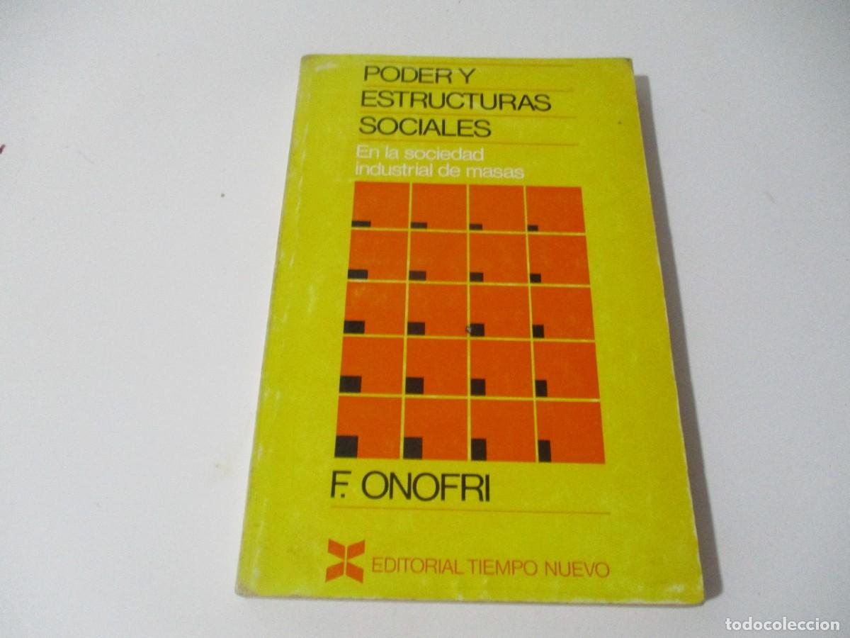 Libros: F. ONOFRI Poder y estructuras sociales W15143 - Foto 1