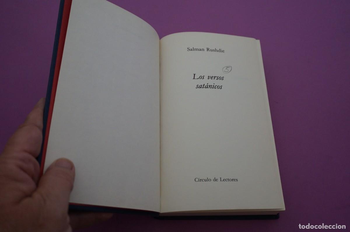 Libros: AMF-16B/ LOS VERSOS SATANICOS - SALMAN RUSHDIE / CIRCULO DE LECTORES - Foto 2