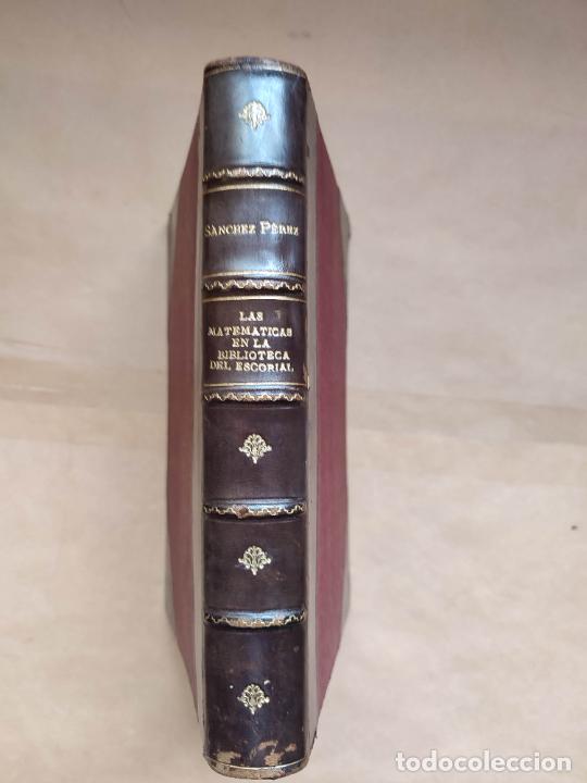 Libros: Las matem&aacute;ticas en la biblioteca del Escorial. - JOS&Eacute; A. S&Aacute;NCHEZ P&Eacute;REZ. - Foto 2