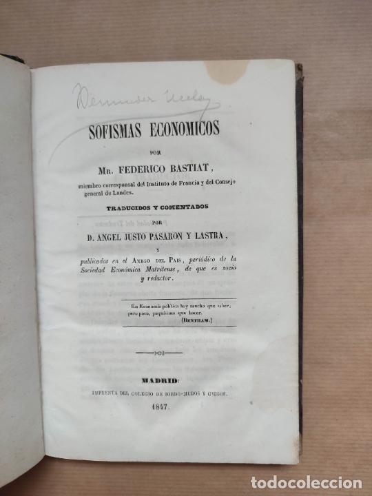 Libros: Sofismas Econ&oacute;micos. - Federico Bastiat. - Foto 1
